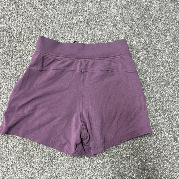 Lululemon Shorts Womens 4 Purple Every Moment 3.5" Inseam Casual Modal Terry - Picture 5 of 6